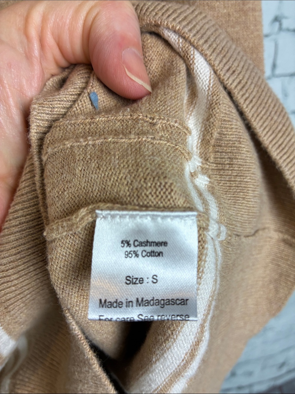 Elk Head Cashmere Cotton Blend Polo Shirt Men's Size Small Preppy - Picture 11 of 14
